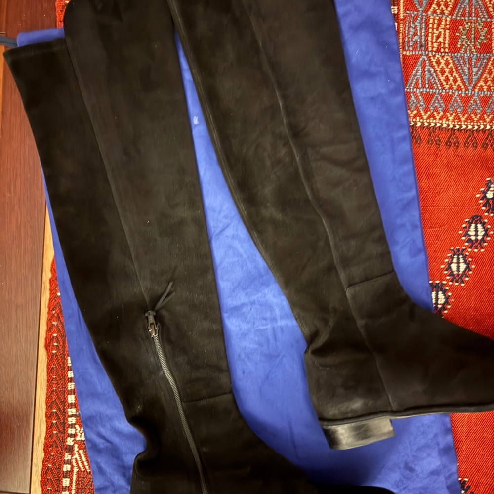 Stuart Weitzman Black Over-the-Knee Boots